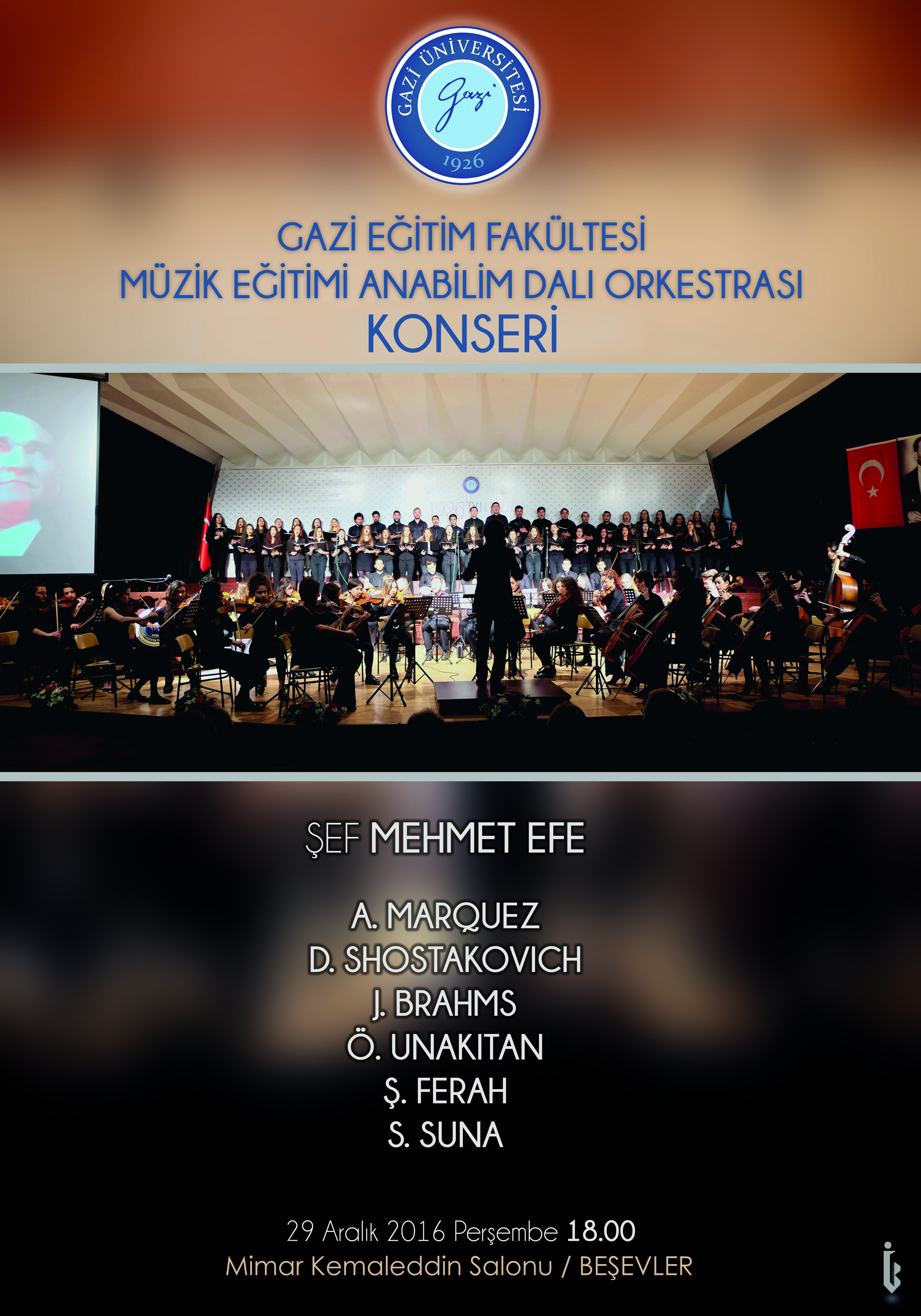 gazi universitesi gazi egitim fakultesi muzik egitimi anabilim dali orkestrasi konseri