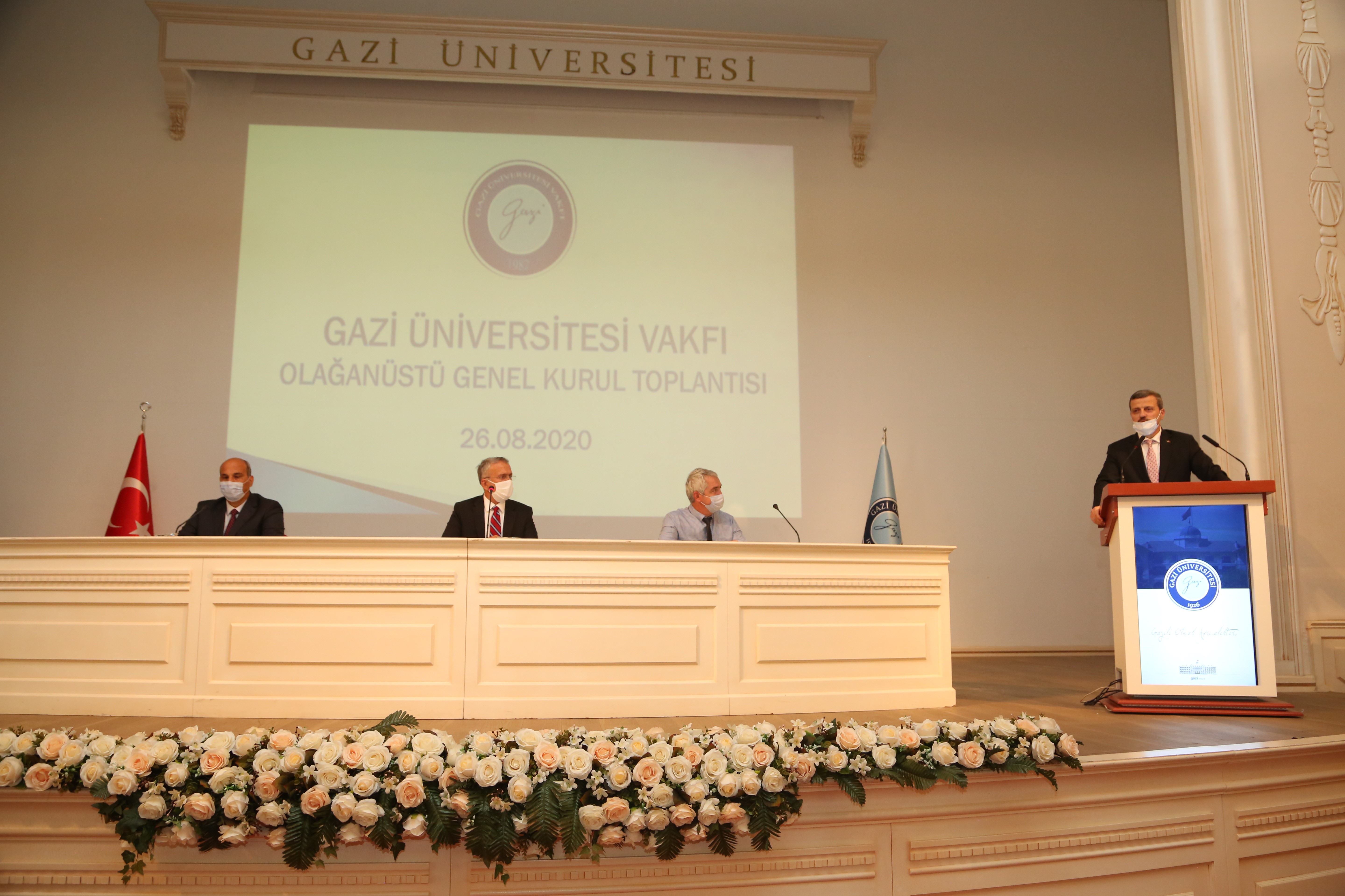 Gazi Üniversitesi Vakfı Olağanüstü Genel Kurul Toplantısı Mimar Kemaleddin Salonunda Gerçekleştirildi