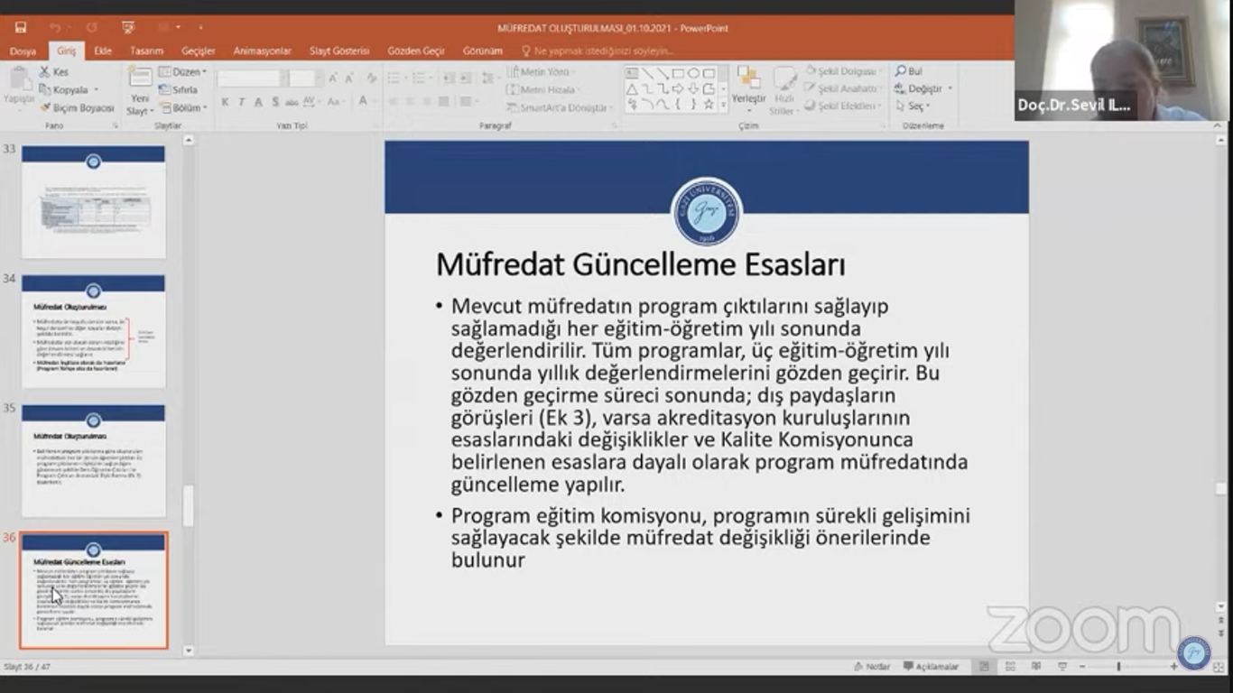 Üniversitemizde Akademik Birim Eğitim Komisyonu Üyeleri Bilgilendirme Toplantısı Gerçekleştirildi-1