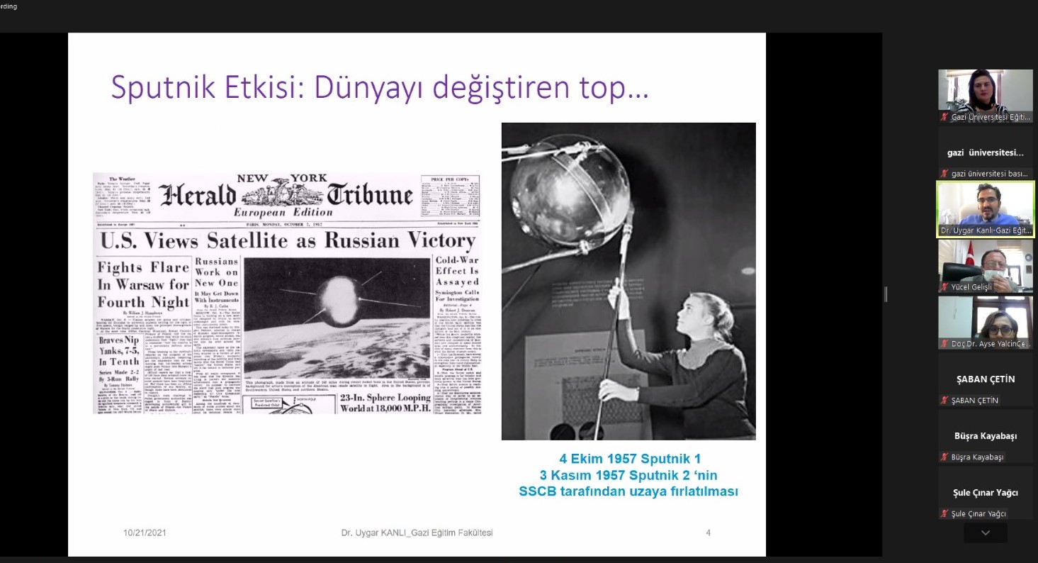 Üniversitemizde “Bilim İletişimi Kavramı Işığında Okul Dışı Öğrenme Ortamları” Konulu Konferans Düzenlendi-1