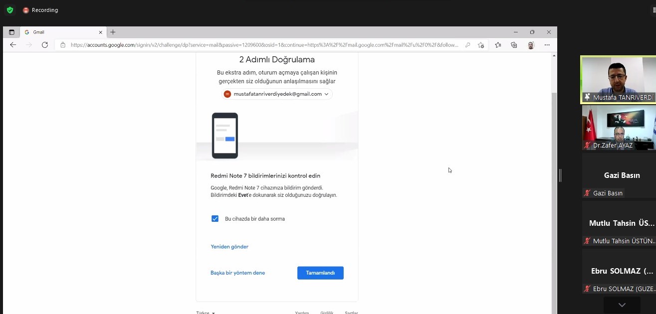 Üniversitemizde Akademik ve İdari Personeline Yönelik “Siber Güvenlik Farkındalık Eğitimi” Konulu Hizmet İçi Eğitim Programı Düzenlendi-1