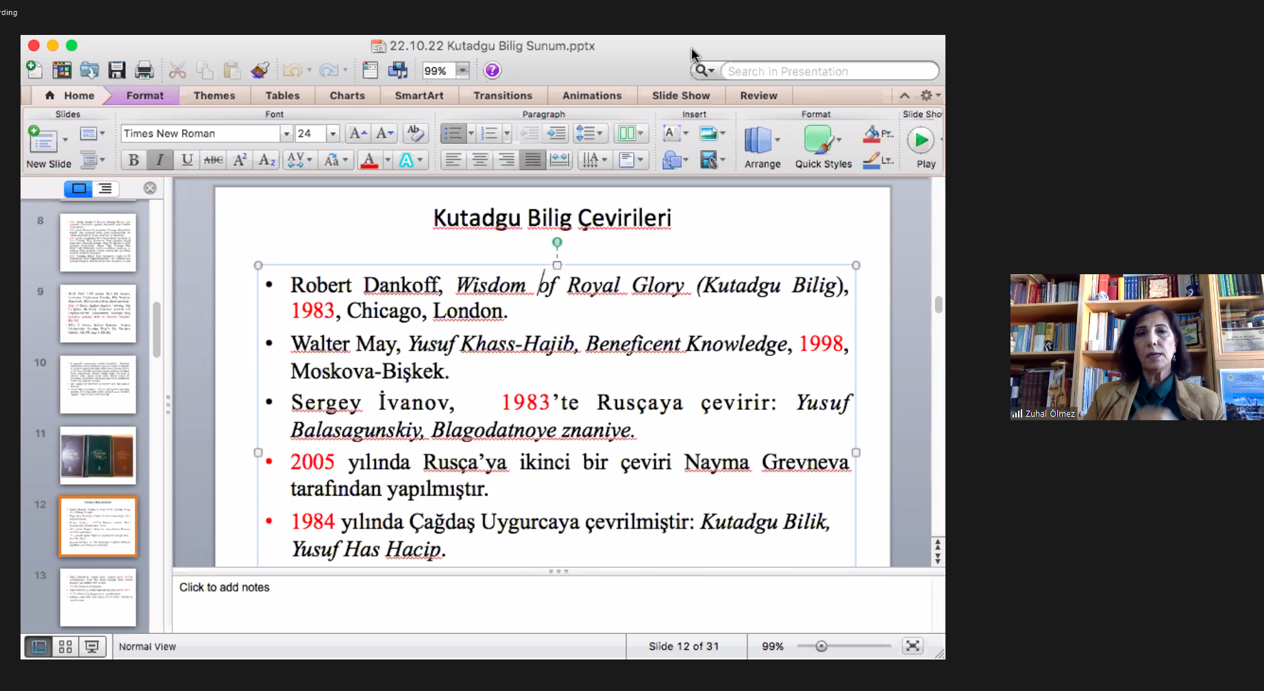 Türk Dünyasının Öncü Bilim İnsanları Konferanslar Dizisi-5: Yusuf Has Hacip ve Eseri Kutadgu Bilig-1
