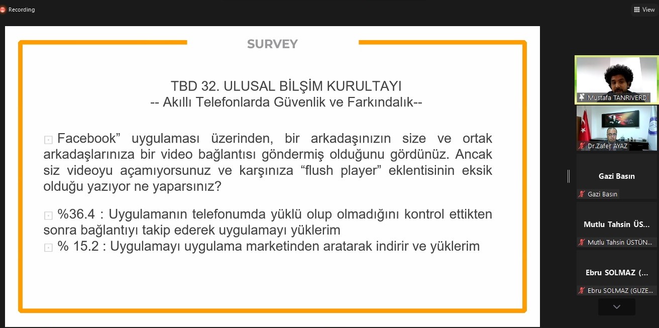 Üniversitemizde Akademik ve İdari Personeline Yönelik “Siber Güvenlik Farkındalık Eğitimi” Konulu Hizmet İçi Eğitim Programı Düzenlendi-1