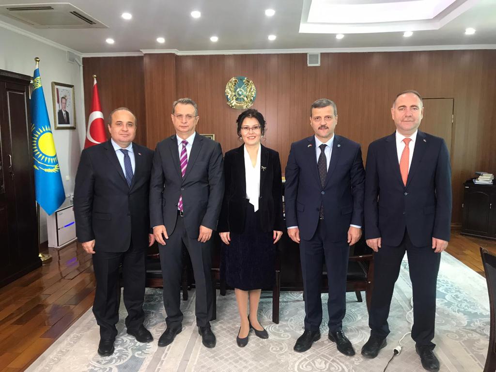 Gazi Üniversitesinden Ahmet Yesevi Üniversitesine Ziyaret