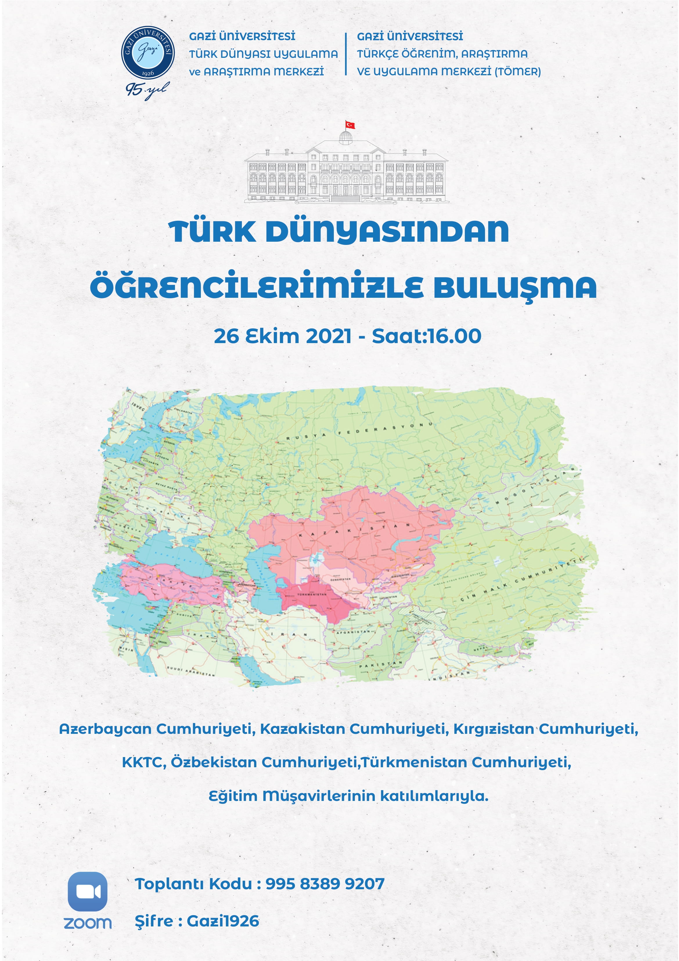türk dünyasından öğrencilerle buluşma