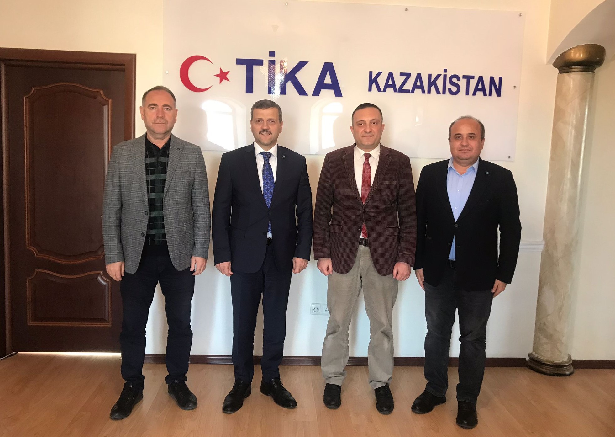 Rektörümüz Prof. Dr. Musa Yıldız, TİKA Kazakistan Koordinatörü İsmail Gürlek’i Ziyaret Etti-1