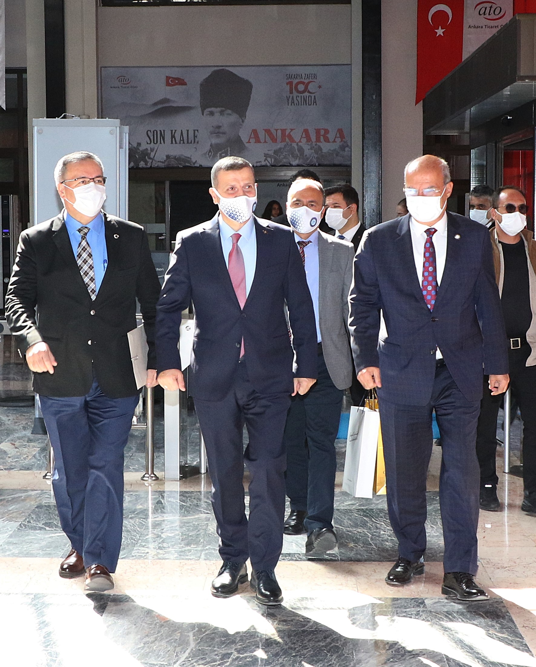 Rektörümüz Prof. Dr. Musa Yıldız, Ankara Ticaret Odası Başkanı Gürsel Baran’ı Ziyaret Etti-1