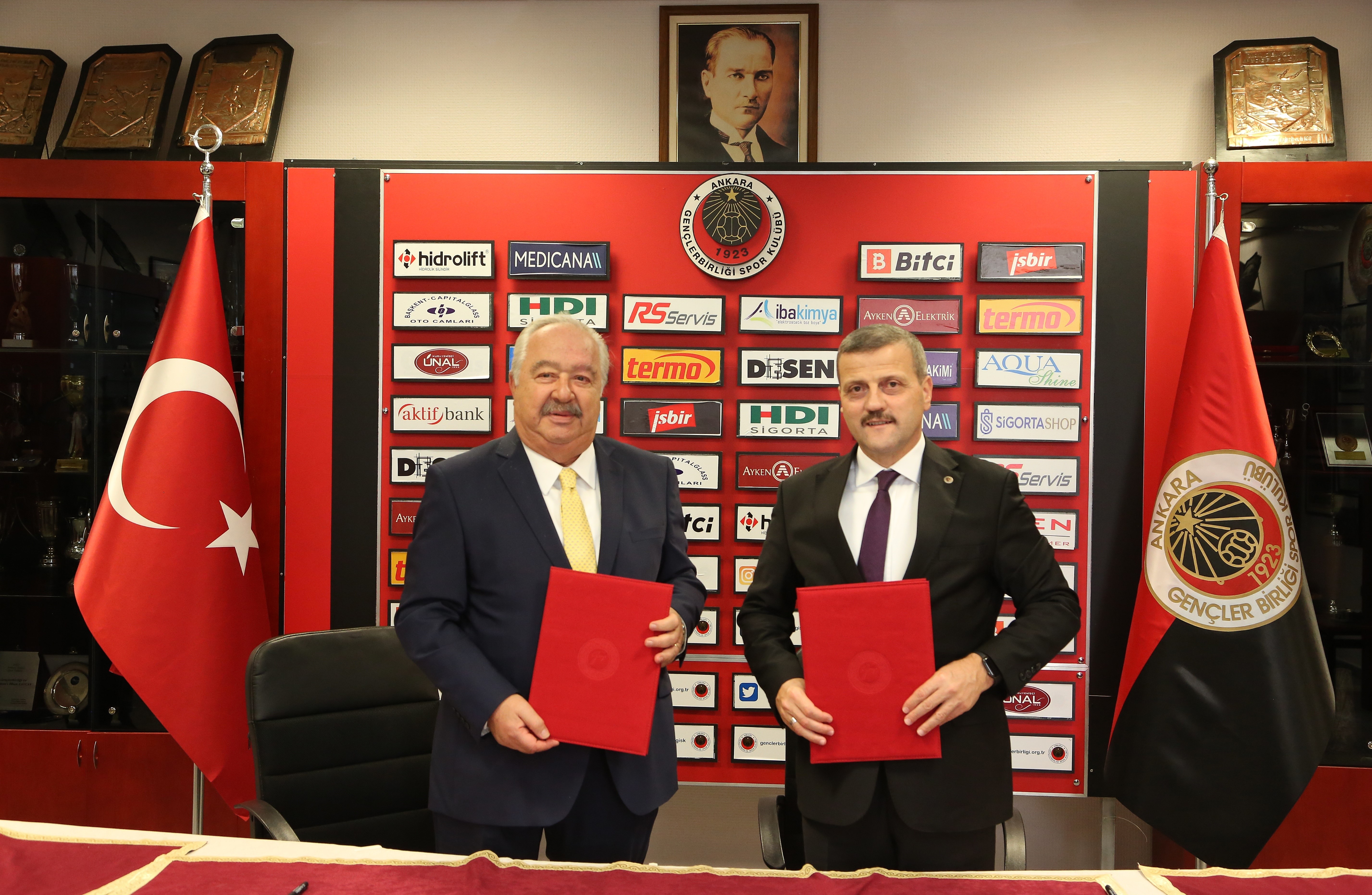 Üniversitemiz ile Gençlerbirliği Spor Kulübü Arasında İş Birliği Protokolü İmzalandı-1