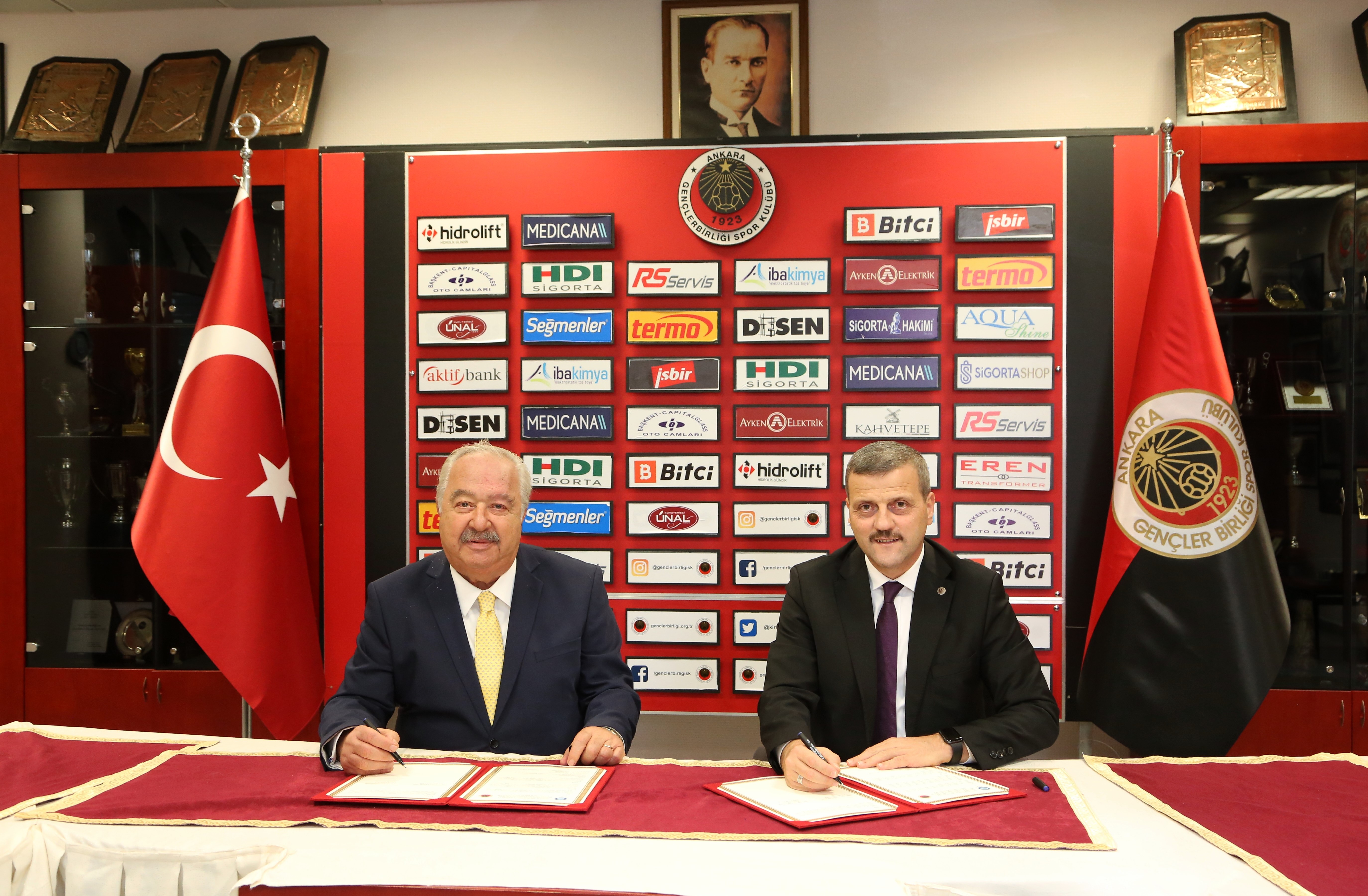 Üniversitemiz ile Gençlerbirliği Spor Kulübü Arasında İş Birliği Protokolü İmzalandı-1