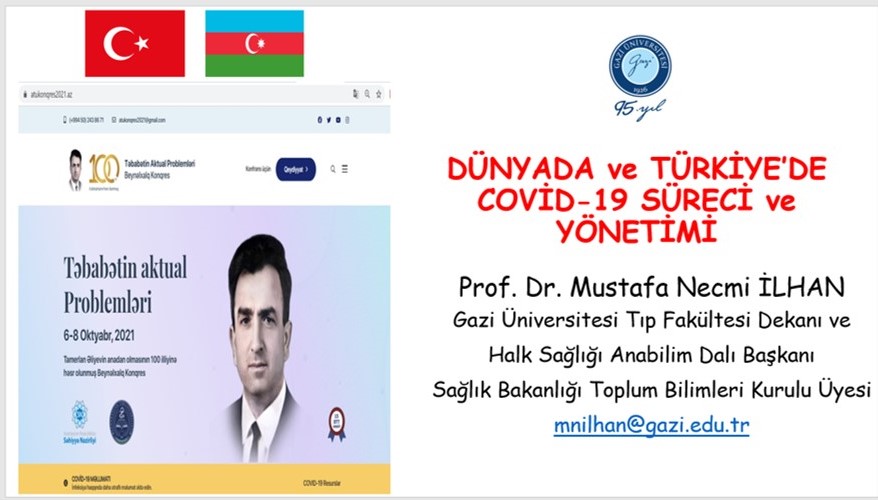 Azerbaycan Tıp Üniversitesi ile Üniversitemiz İş Birliğinde Düzenlenen “Tıbbın Güncel Sorunları (Covıd-19)” Konulu Uluslararası Kongre Gerçekleştirildi-1
