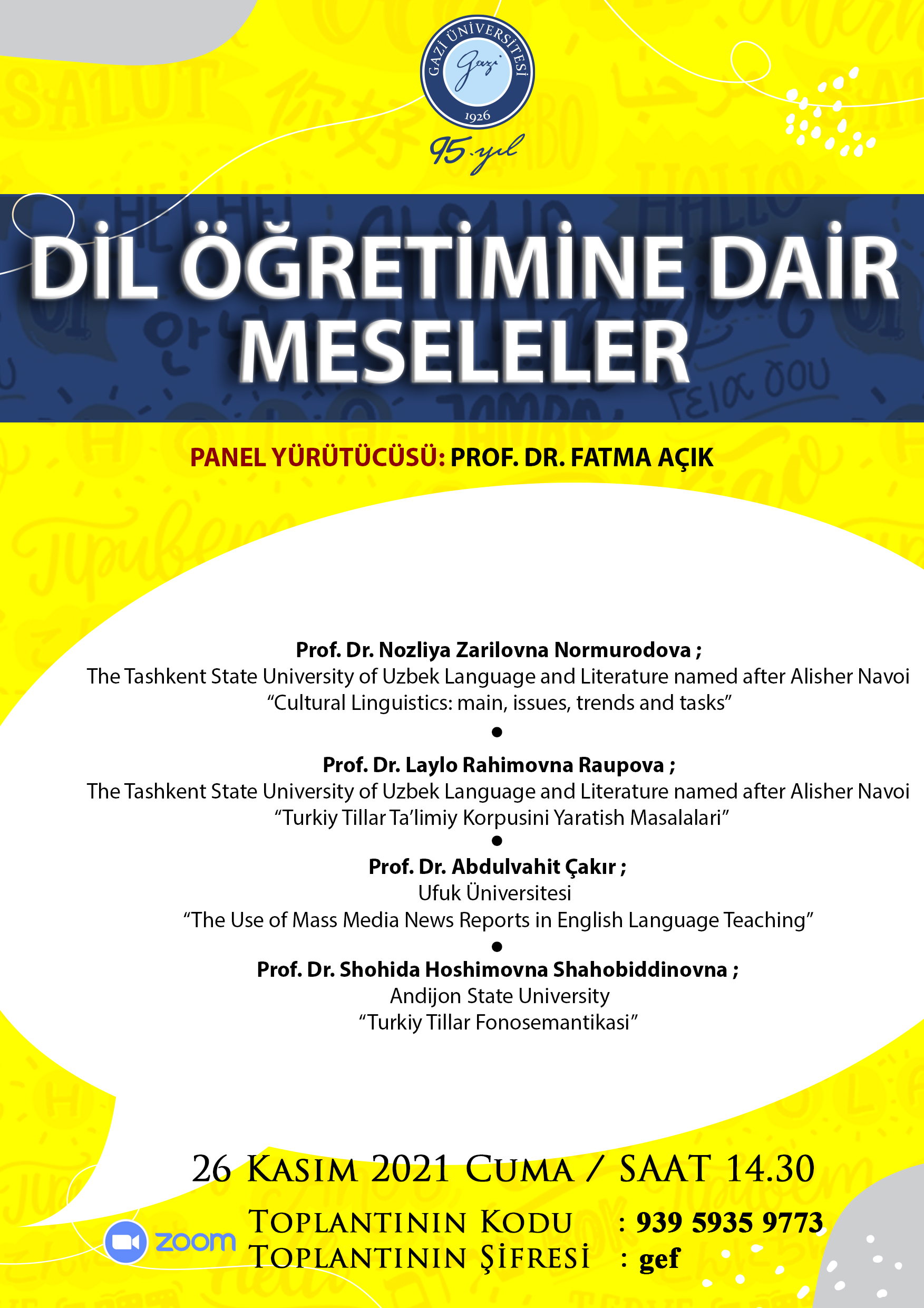 dil öğretimine dair meseleler