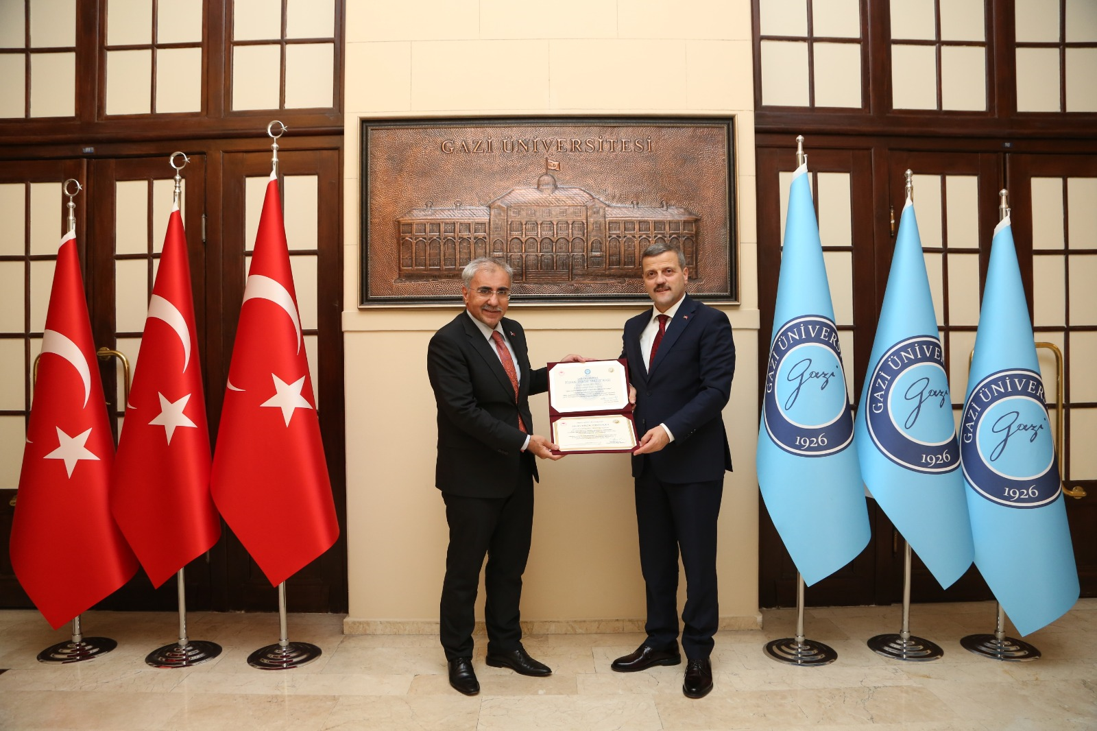 Cumhurbaşkanı Başdanışmanı Veysel Bektaş, Rektörümüz Prof. Dr. Musa Yıldız’ı Ziyaret Etti