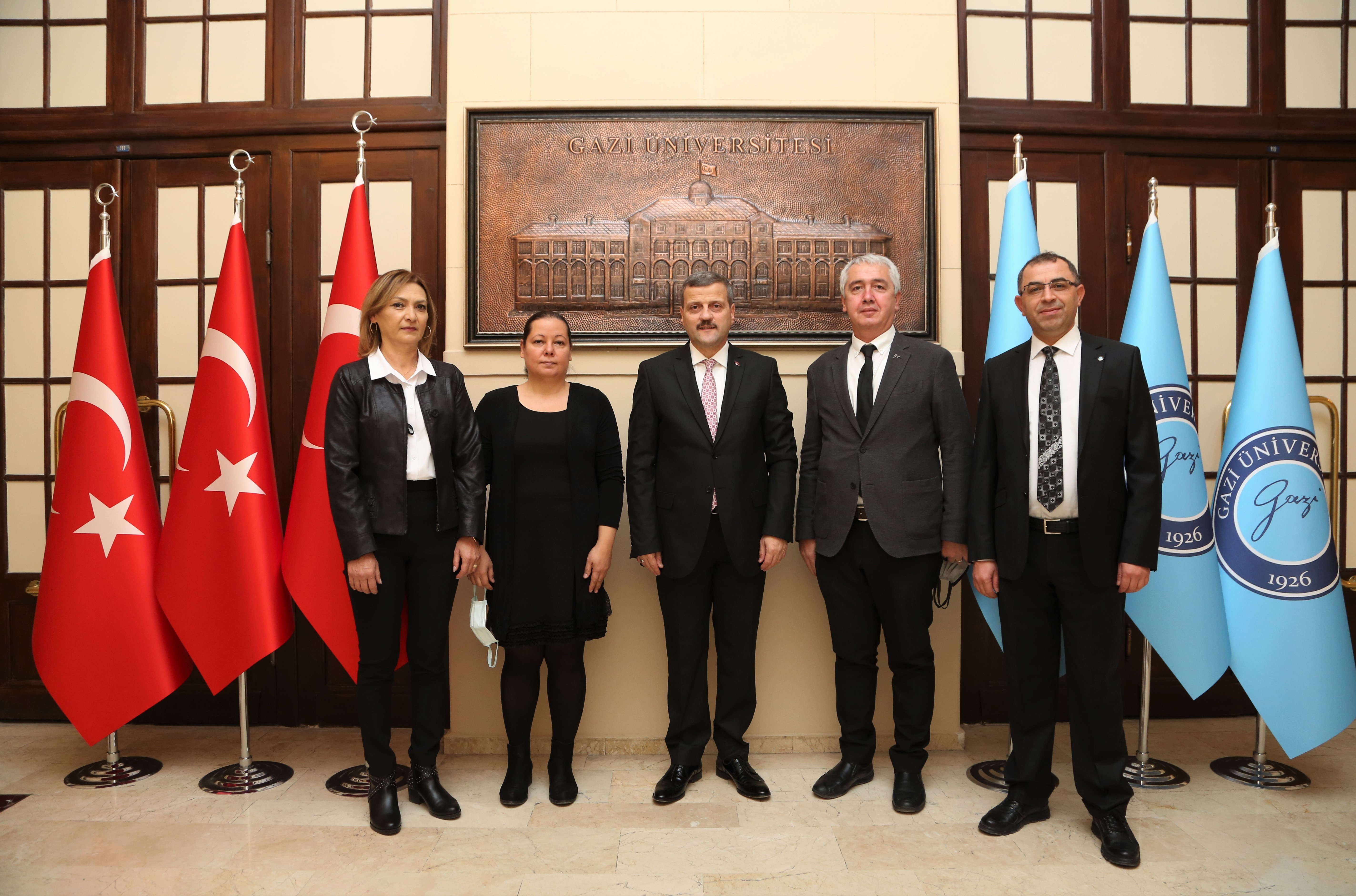Üniversitemiz Uygulamalı Bilimler Fakültesi Üst Yönetimi Rektörümüz Prof. Dr. Musa Yıldız’ı Ziyaret Etti