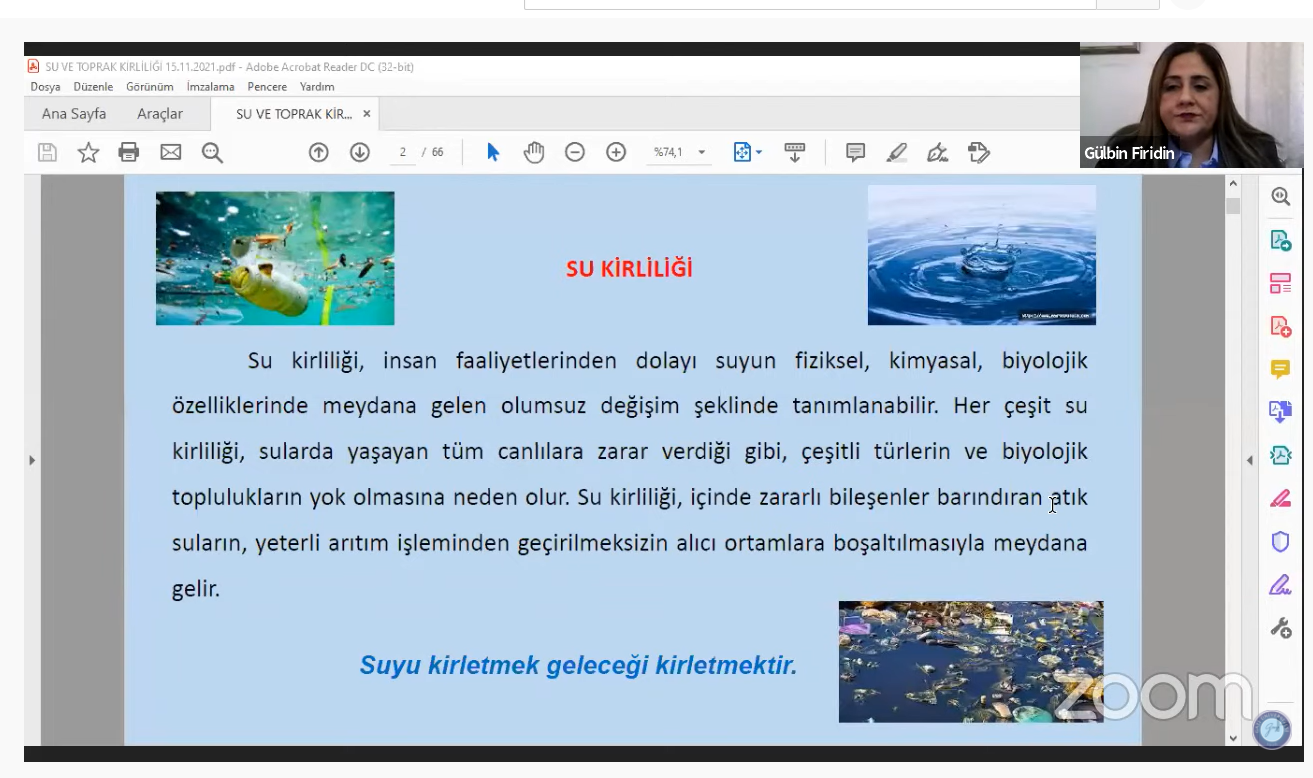 Üniversitemizde “Konuşan Doğa” Konulu Eğitimler Çevrim İçi Olarak Gerçekleştirildi-1