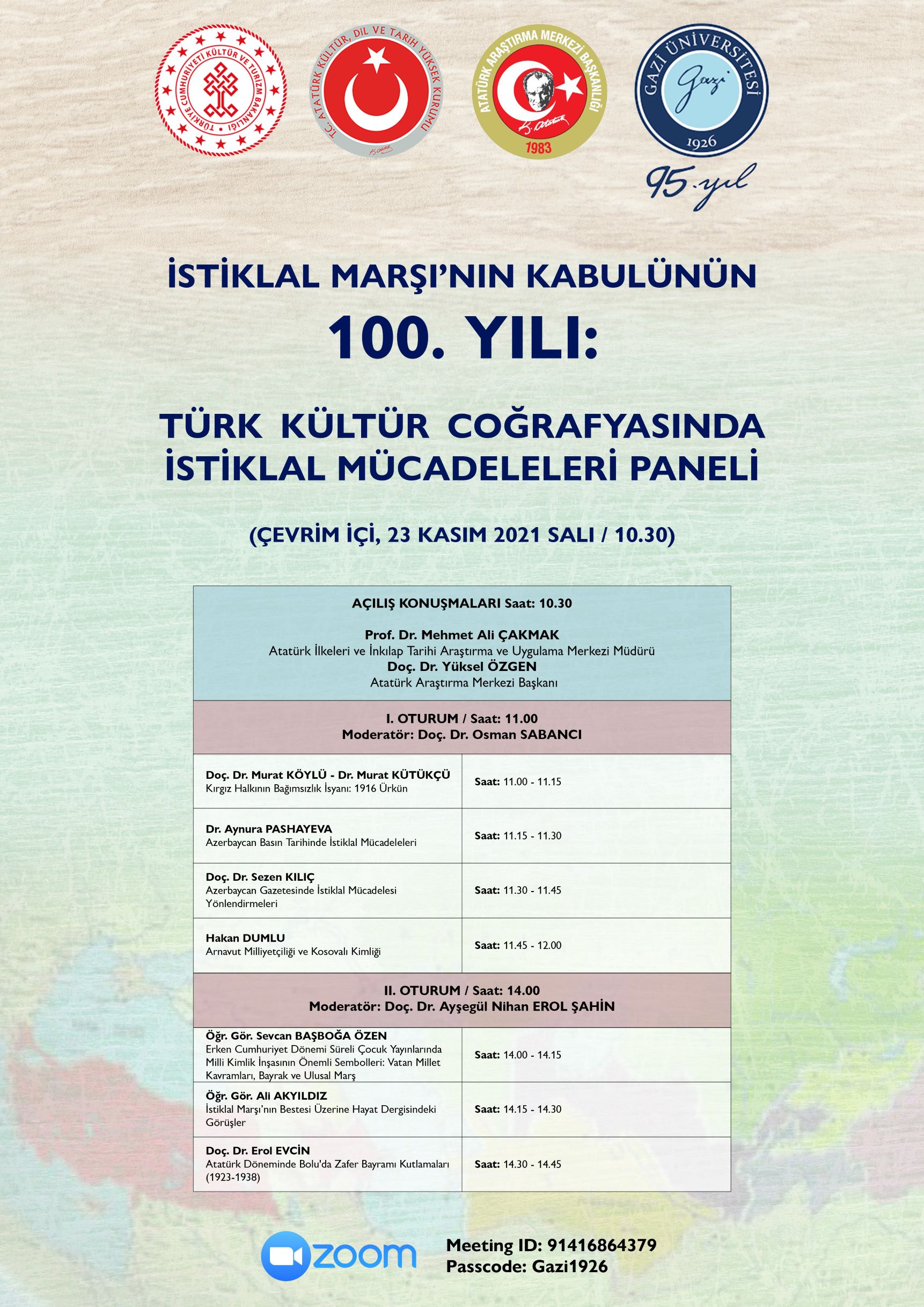 istiklal marşının kabulü