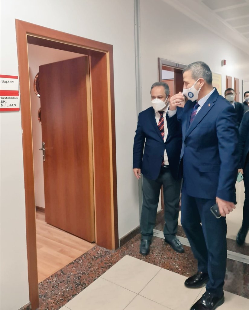 Rektörümüz Prof. Dr. Musa Yıldız Üniversitemiz Tıp Fakültesi Halk Sağlığı Ana Bilim Dalını Ziyaret Etti-1