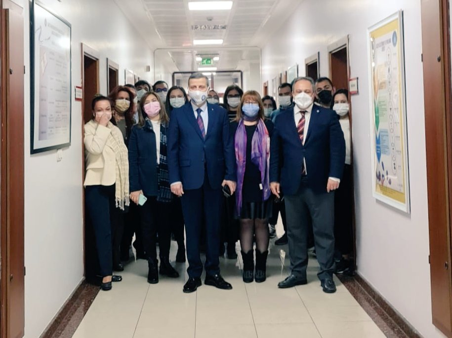 Rektörümüz Prof. Dr. Musa Yıldız Üniversitemiz Tıp Fakültesi Halk Sağlığı Ana Bilim Dalını Ziyaret Etti-1