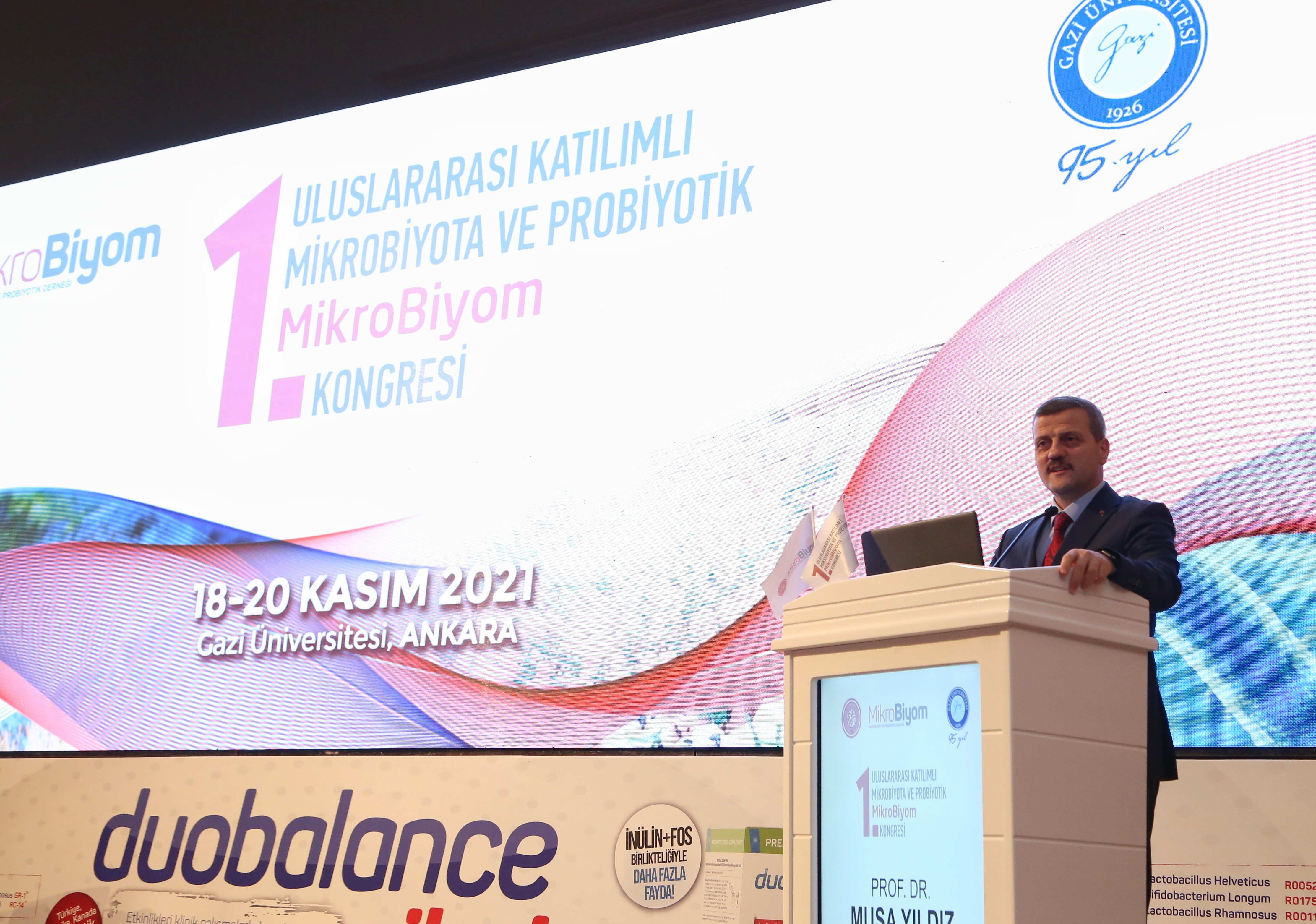 Üniversitemizde I. Uluslararası Katılımlı Mikrobiyota ve Probiyotik MikroBiyom Kongresi Gerçekleştirildi-1