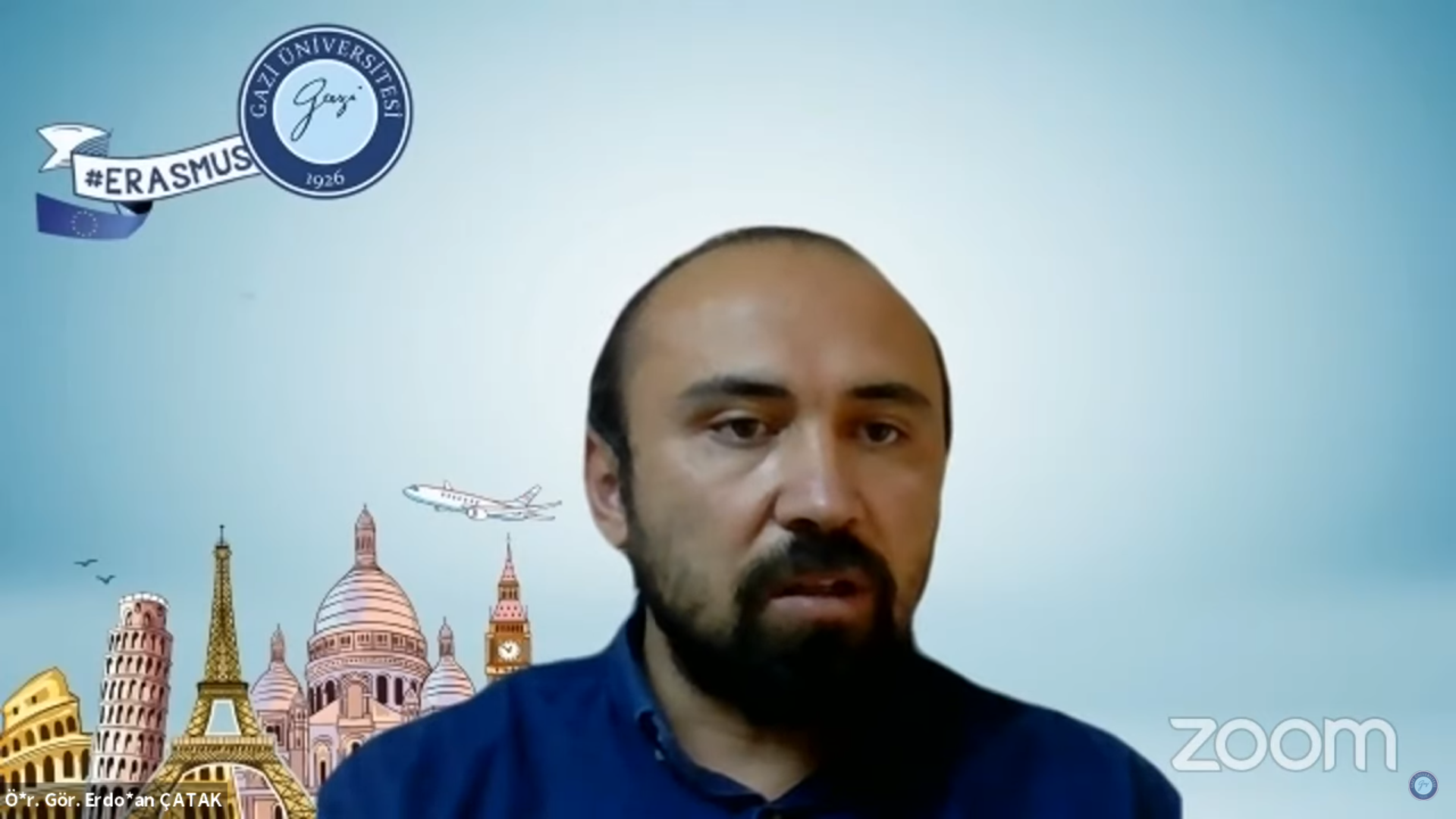 Üniversitemizde Erasmus+ Çevrim içi Erasmus Sohbetlerinin Üçüncüsü Düzenlendi