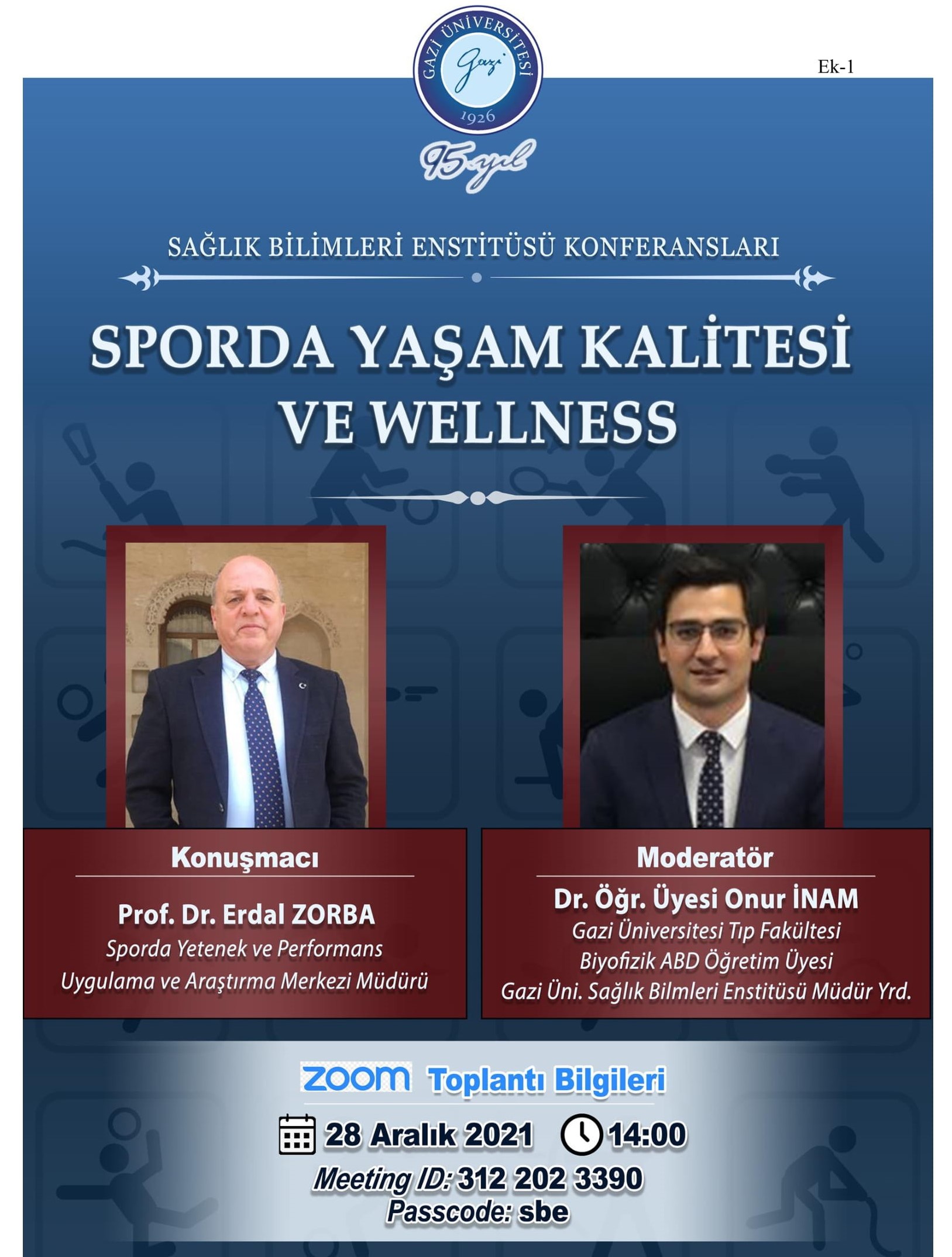 Sporda Yaşam Kalitesi Ve Wellness | Gazi Üniversitesi