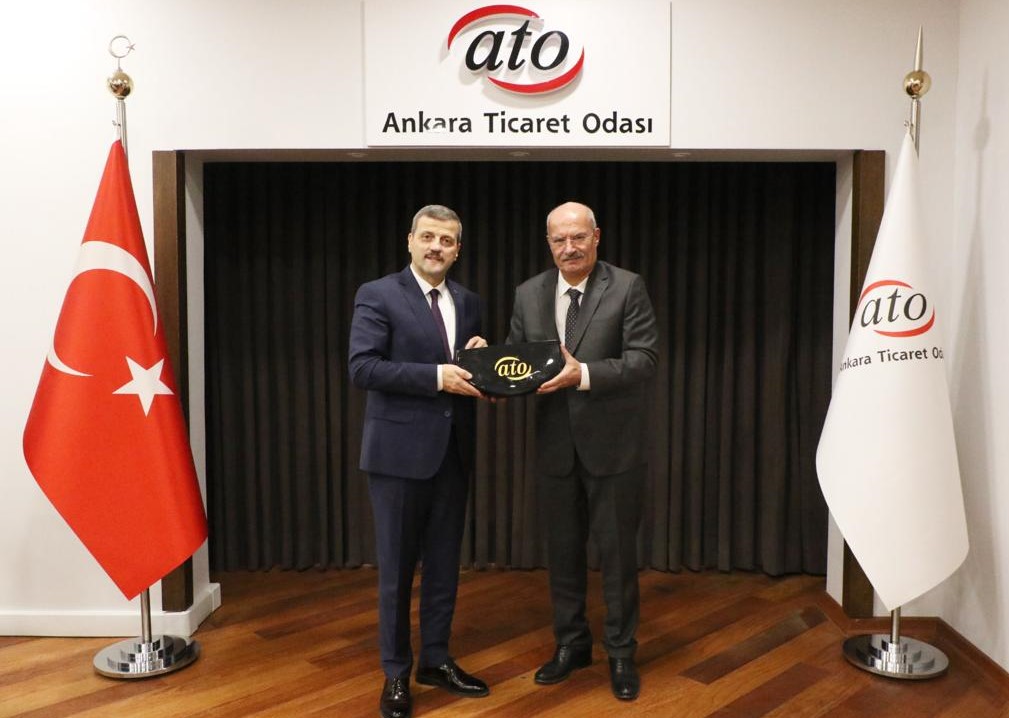 Rektörümüz Prof. Dr. Musa Yıldız, Ankara Ticaret Odası Başkanı Gürsel Baran’ı Ziyaret Etti-1