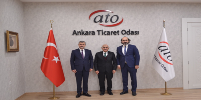 Rektörümüz Prof. Dr. Musa Yıldız, Ankara Ticaret Odası Meclis Başkanını Ziyaret Etti