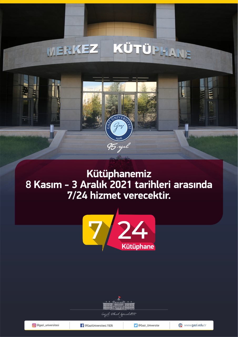 kütüphane 7-24 