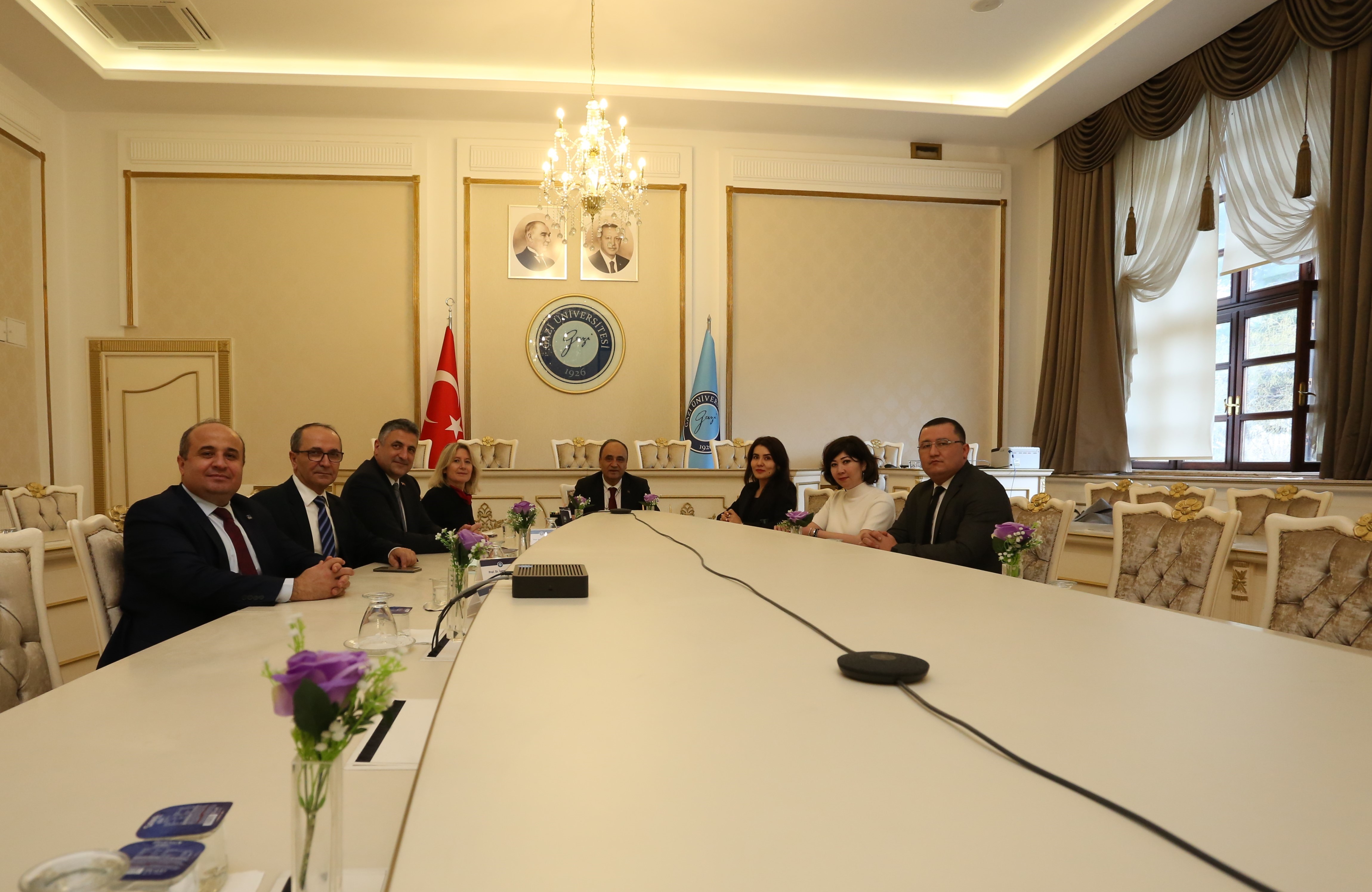 Üniversitemiz ile Ali Şir Nevai Taşkent Devlet Özbek Dili ve Edebiyatı Üniversitesi Arasında İş Birliği Protokolü İmzalandı-1