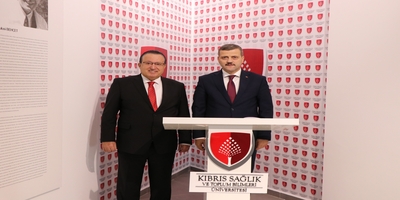 Rektörümüz Prof. Dr. Musa Yıldız, Kıbrıs Sağlık ve Toplum Bilimleri Üniversitesi Rektörü Gazi Üniversitesi Emekli Öğretim Üyesi  Prof. Dr. İbrahim Levent Taner’i Ziyaret Etti