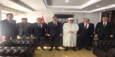 Rektörümüz Prof. Dr. Musa Yıldız, KKTC Din İşleri Başkanı Prof. Dr. Ahmet Ünsal’ı Ziyaret Etti