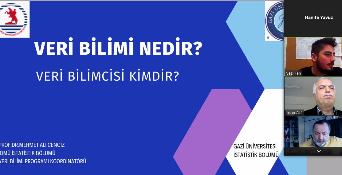 Fen Fakültesi Bilim Söyleşileri-14: “Veri Bilimi Nedir? Veri Bilimcisi Kimdir?” Konu Başlığıyla Gerçekleştirildi-1