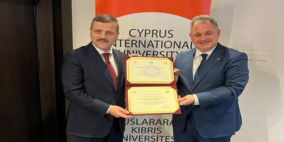 Rektörümüz Prof. Dr. Musa Yıldız, Uluslararası Kıbrıs Üniversitesi Rektörü Prof. Dr. Halil Nadiri’yi Ziyaret Etti