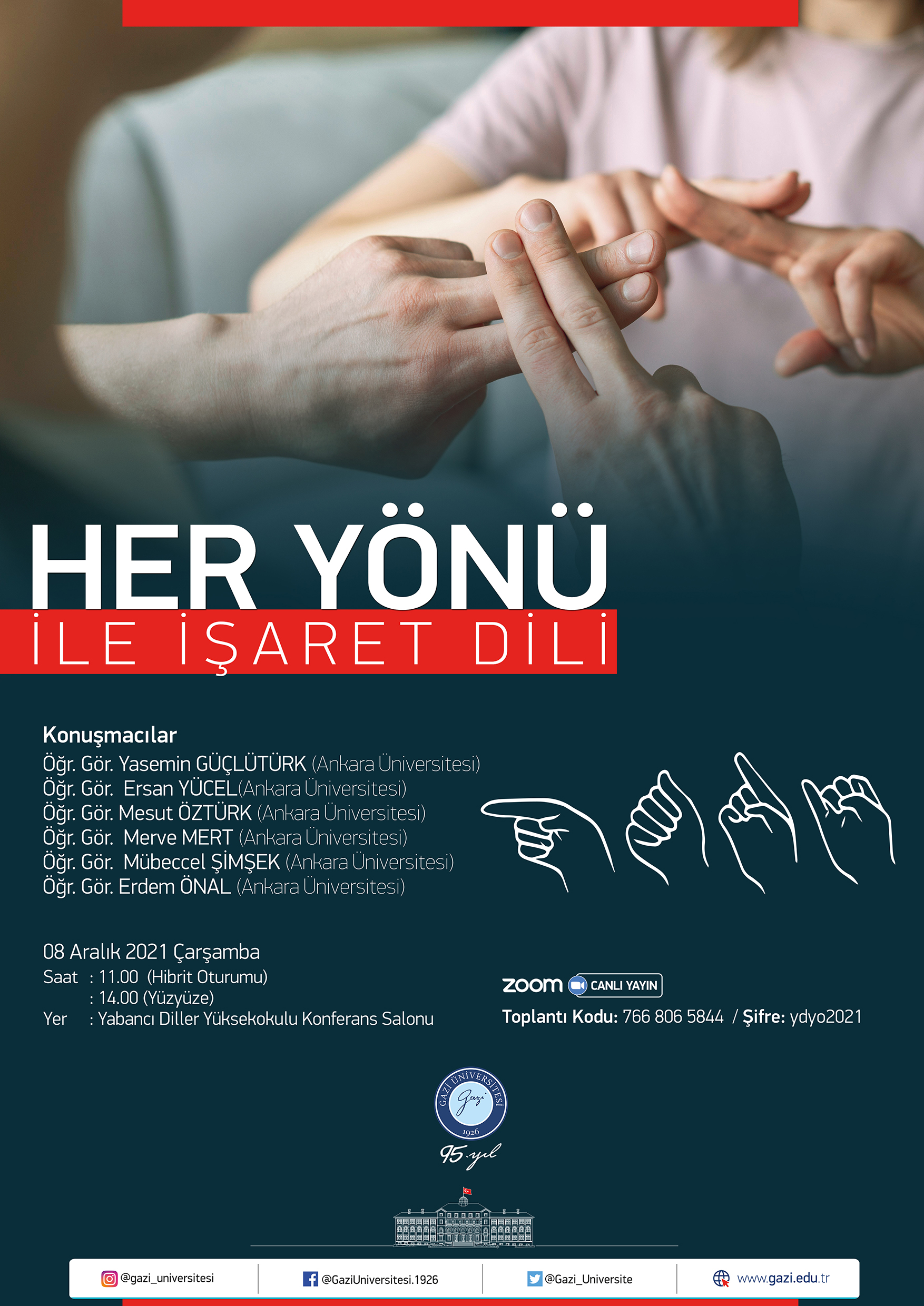 her yönü ile işaret dili