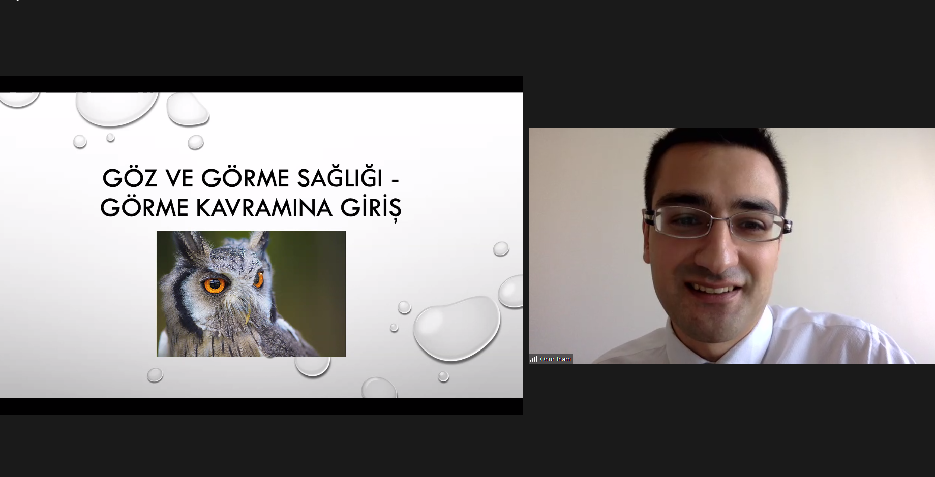 Üniversitemiz Sağlık Bilimleri Enstitüsü Konferansları “Göz ve Görme Sağlığı” Konu Başlığıyla Gerçekleştirildi-1