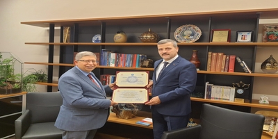 Rektörümüz Prof. Dr. Musa Yıldız, Cumhurbaşkanı Başdanışmanı İlnur Çevik’i Ziyaret Etti