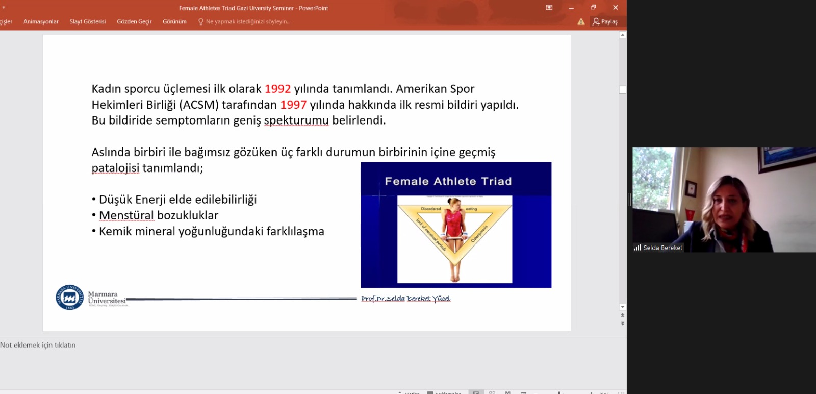 Üniversitemiz Spor Bilimleri Fakültesi Konferansları “Kadın ve Egzersiz-Kadın Sporcu Üçlemesi” Konu Başlığıyla Gerçekleştirildi-1