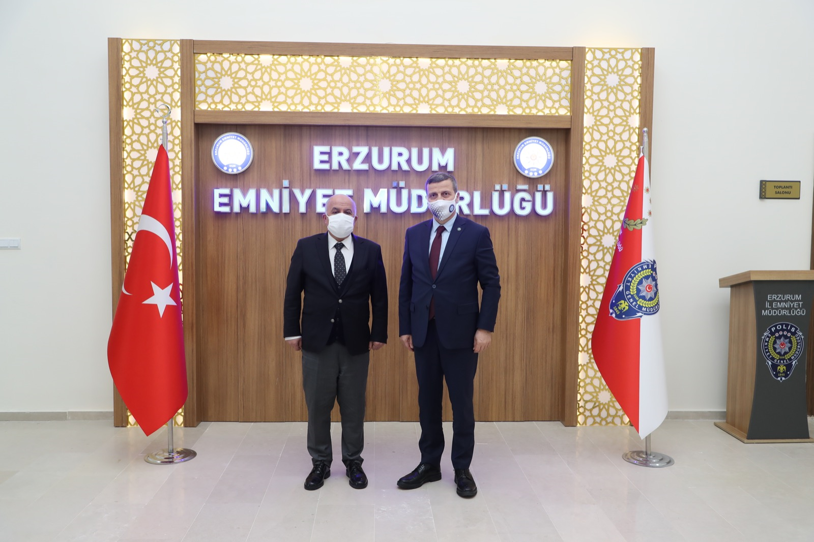 Rektörümüz Prof. Dr. Musa Yıldız, Erzurum İl Emniyet Müdürünü Ziyaret Etti