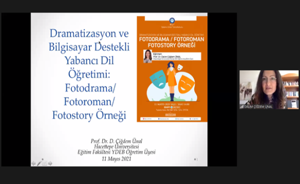 Üniversitemizde “Dramatizasyon ve Bilgisayar Destekli Yabancı Dil Öğretimi” Konulu Etkinlik Düzenlendi