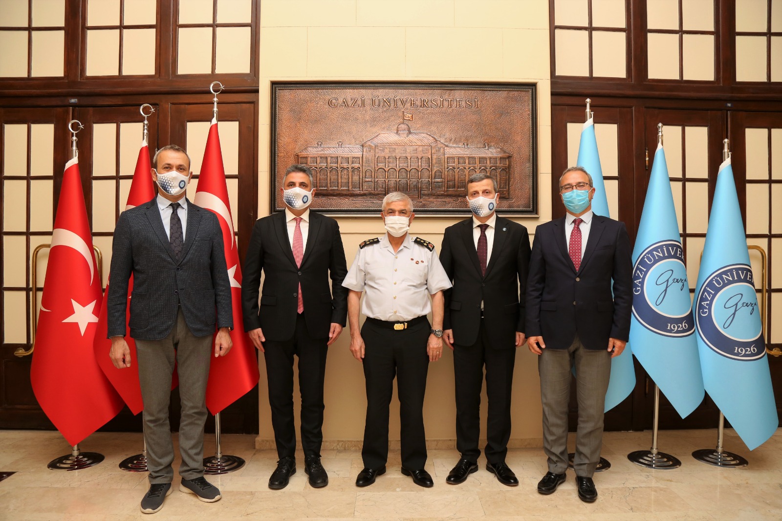 Jandarma Genel Komutanı Orgeneral Arif Çetin, Rektörümüz Prof. Dr. Musa Yıldız’ı Ziyaret Etti