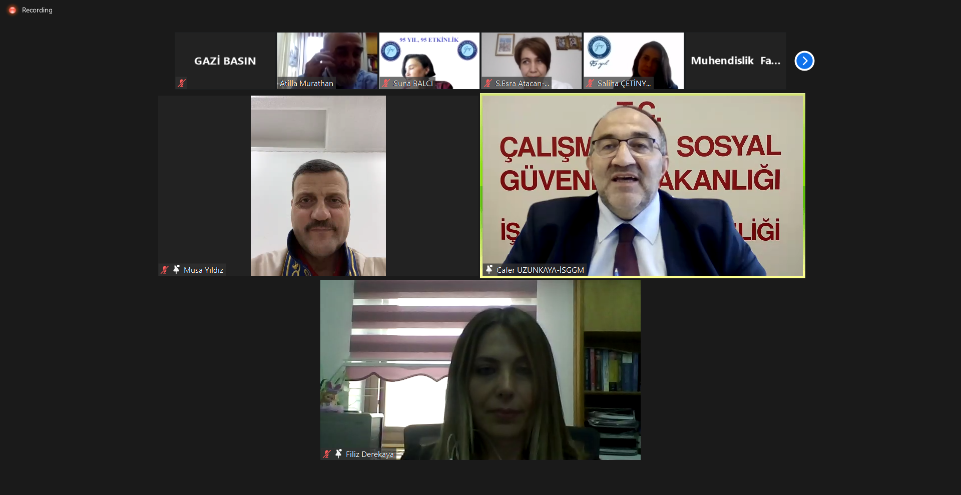 Üniversitemizde “İş Sağlığı ve Güvenliğinde Kimya Mühendisliğinin Rolü” Adlı Etkinlik Gerçekleştirildi
