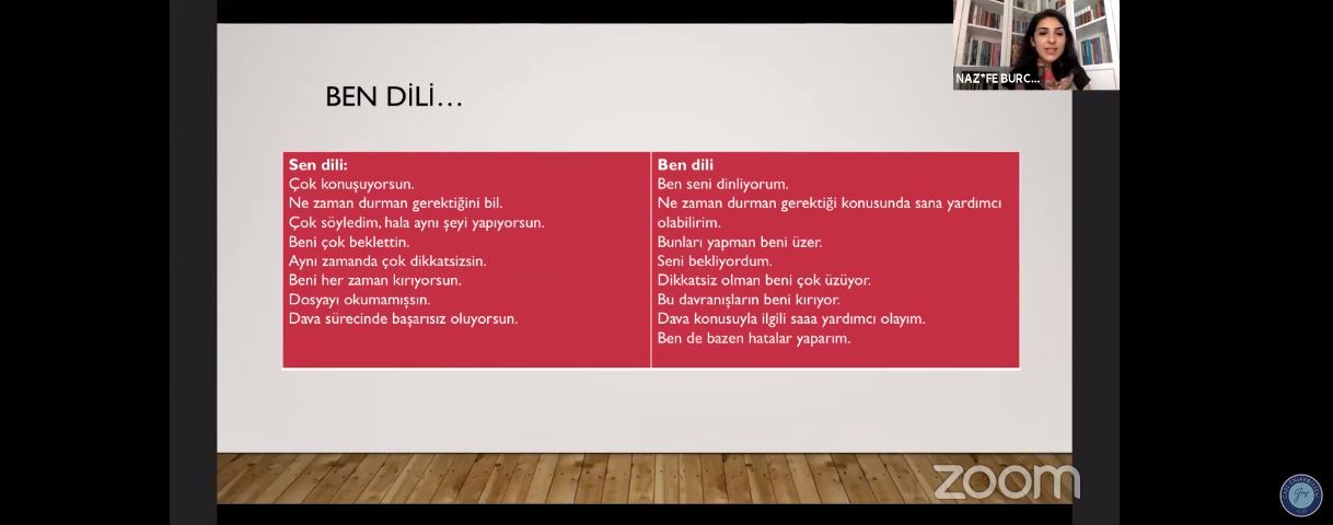 Üniversitemiz Akademik ve İdari Personeline Yönelik “Çalışma Hayatında Etkili ve Güzel Konuşma” Konulu Hizmet İçi Program Düzenlendi