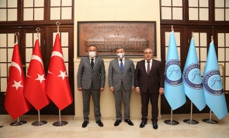 27. Dönem Ankara Milletvekili Hacı Turan, Rektörümüz Prof. Dr. Musa Yıldız’ı Ziyaret Etti