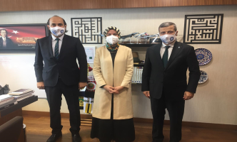 Rektörümüz Prof. Dr. Musa Yıldız, Ankara Milletvekili Zeynep Yıldız'ı Ziyaret Etti