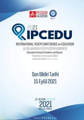 2021 Uluslararası Pegem Eğitim Kongresi