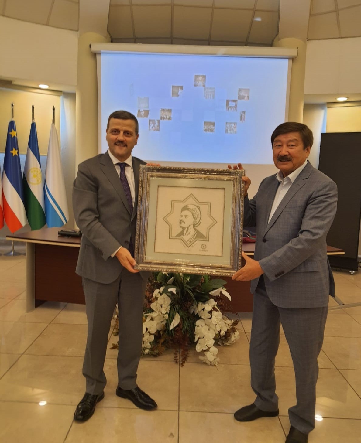 Rektörümüz Prof. Dr. Musa Yıldız, TÜRKSOY Genel Sekreteri Düsen Kaseinov’u Ziyaret Etti-1