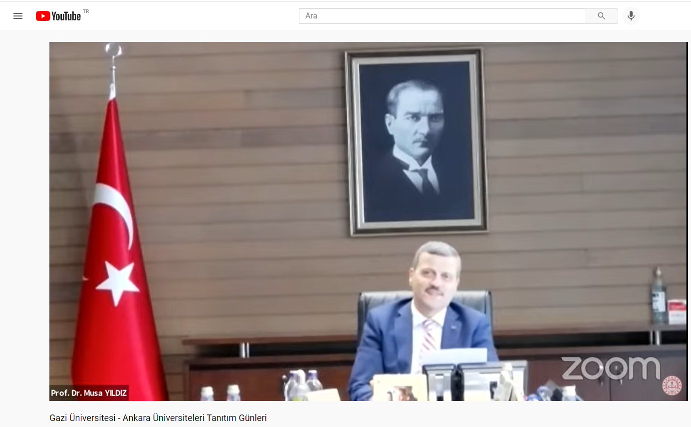 Rektörümüz Prof. Dr. Musa Yıldız, “Ankara Üniversiteleri Tanıtım Günleri-Gazi Üniversitesi” Programına Katıldı-1