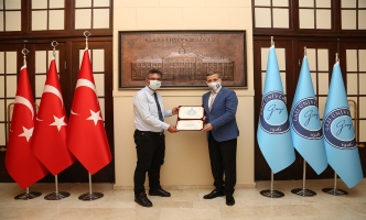 Türk Hava Kurumu Üniversitesi Rektörü Prof. Dr. Hasan Erbay Rektörümüz Prof. Dr. Musa Yıldız’ı Ziyaret Etti 