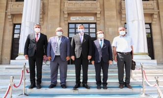 İnönü Üniversitesi Rektörü Prof. Dr. Ahmet Kızılay, Rektörümüz Prof. Dr. Musa Yıldız’ı Ziyaret Etti