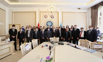 Rektörümüz Prof. Dr. Musa Yıldız, Strateji Geliştirme Daire Başkanlığı Çalışanlarıyla Değerlendirme Toplantısında Bir Araya Geldi