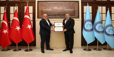Jandarma ve Sahil Güvenlik Akademisi Fakülte Dekanı Prof. Dr. İsmail Hakkı Demircioğlu, Rektörümüz Prof. Dr. Musa Yıldız’ı Ziyaret Etti
